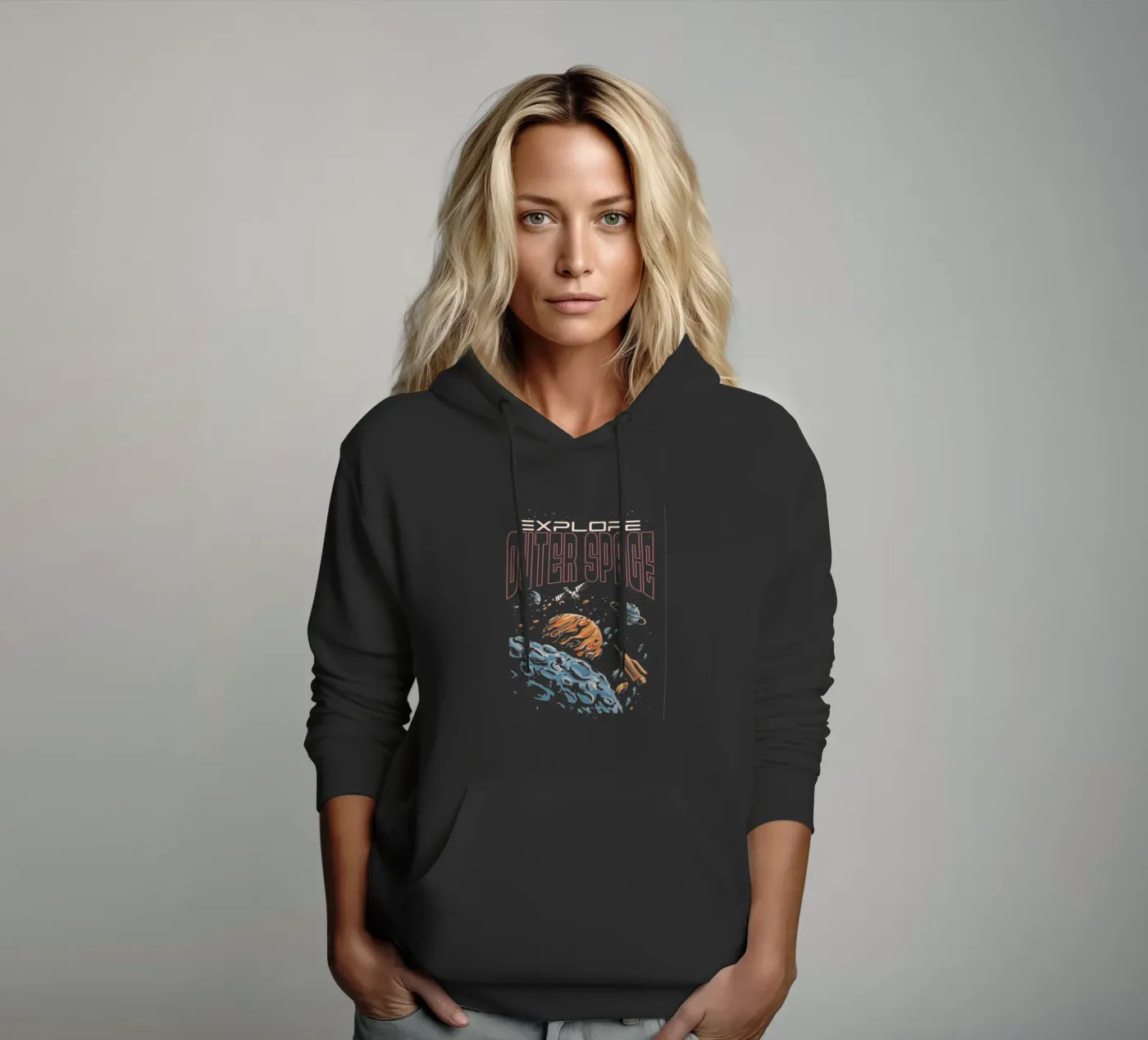 De ruimte verkennen hoodie van Gunawan Rb