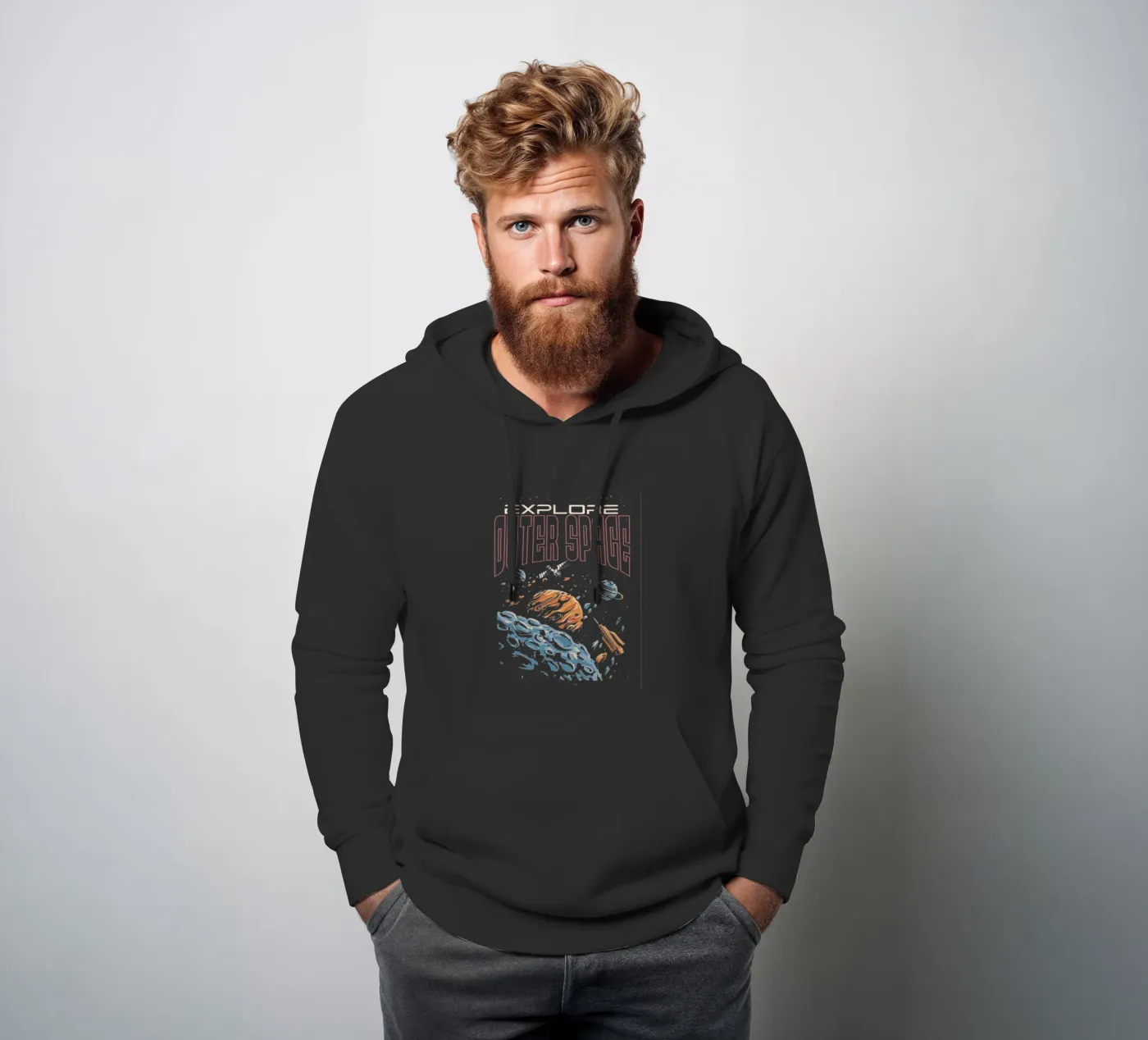 De ruimte verkennen hoodie van Gunawan Rb