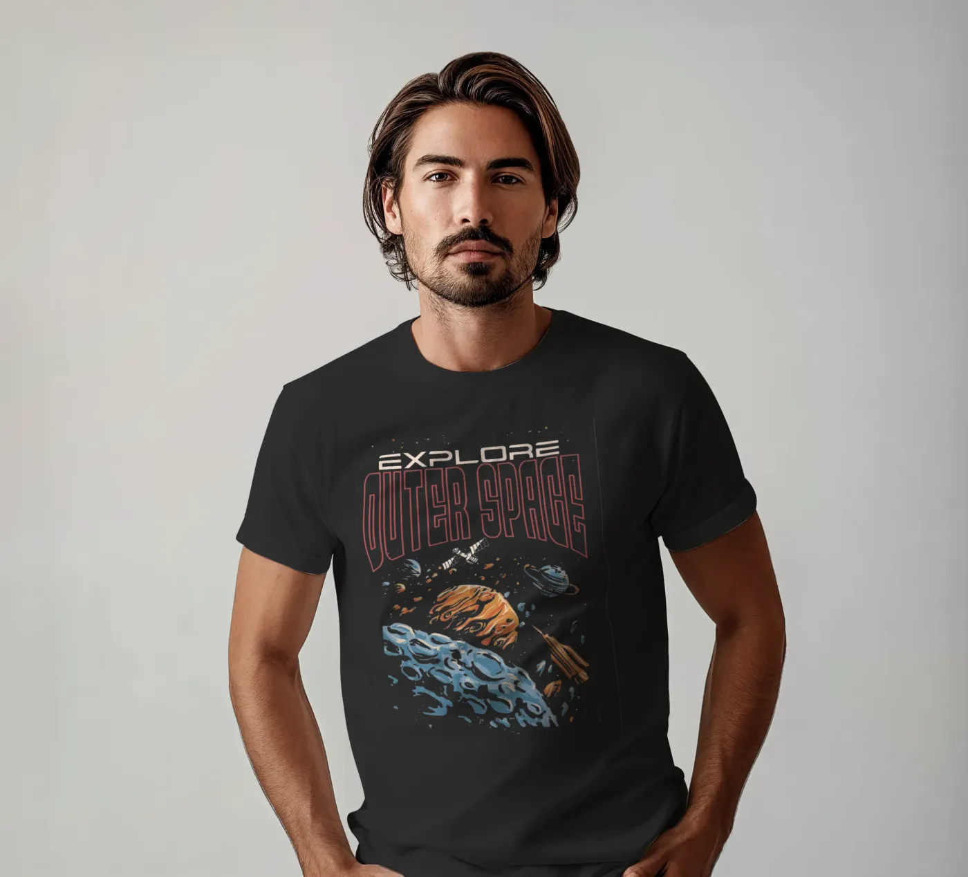 Explore outer space t-shirt by Gunawan Rb