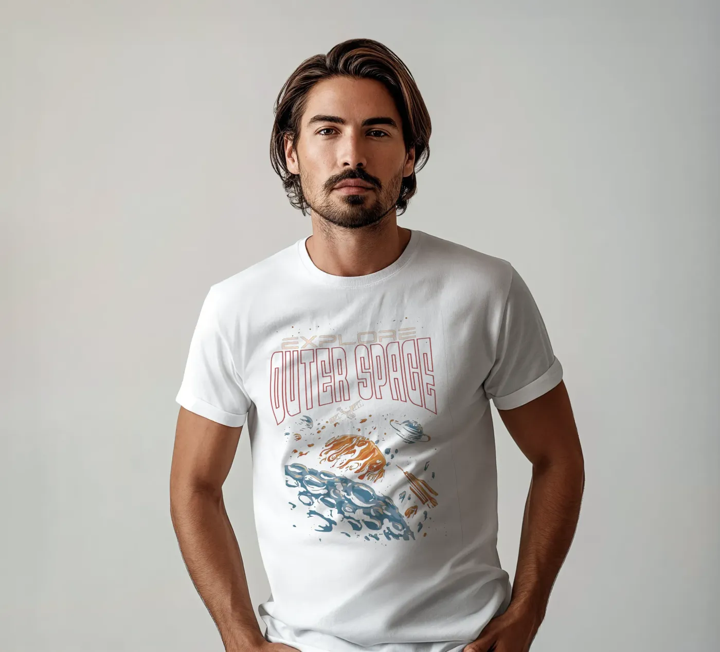 Explore outer space t-shirt by Gunawan Rb