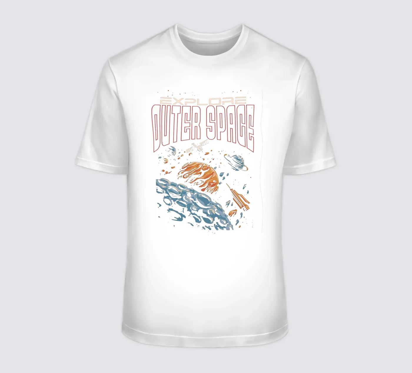 Explore outer space t-shirt by Gunawan Rb