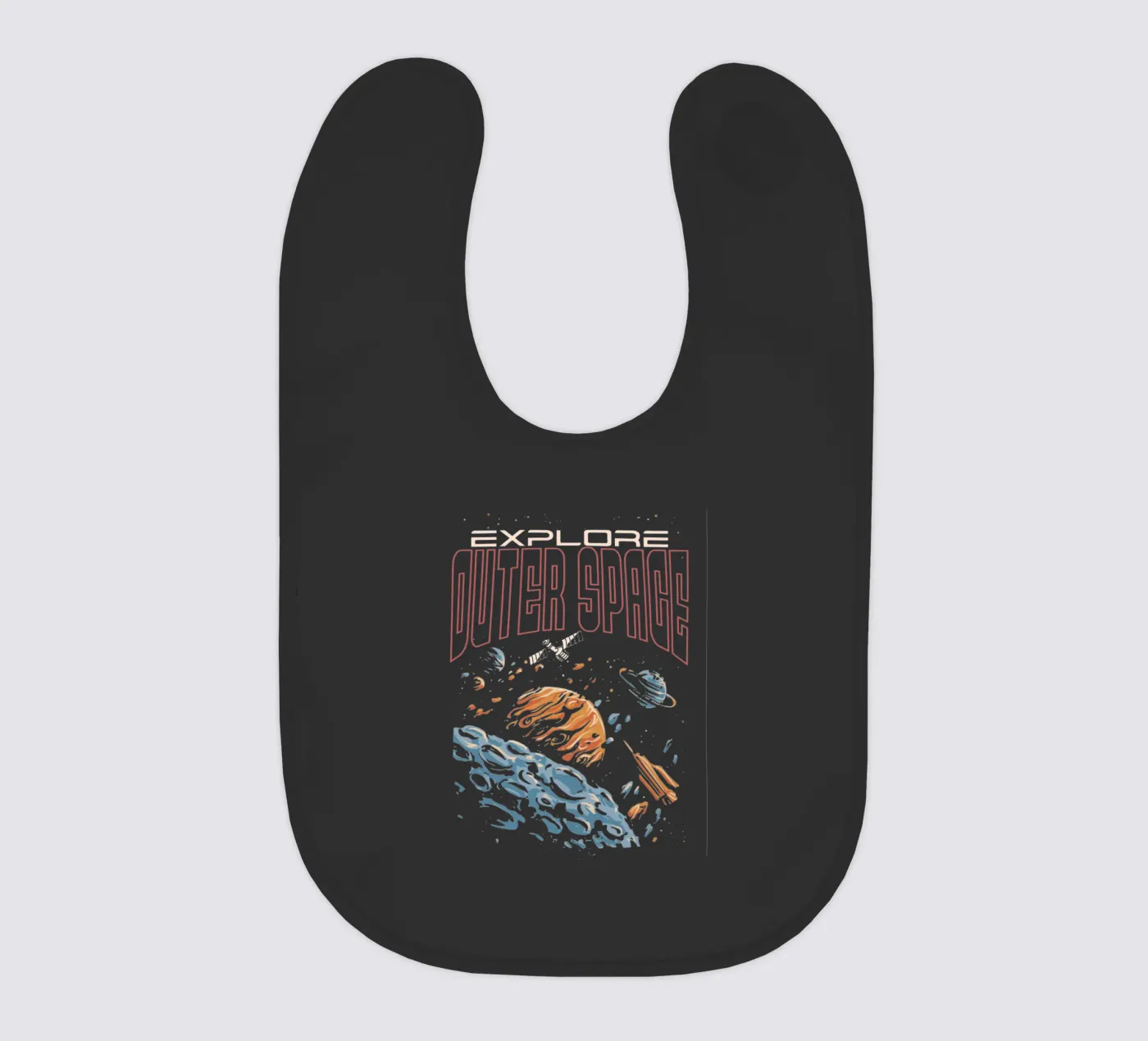 De ruimte verkennen baby slabbetje van Gunawan Rb