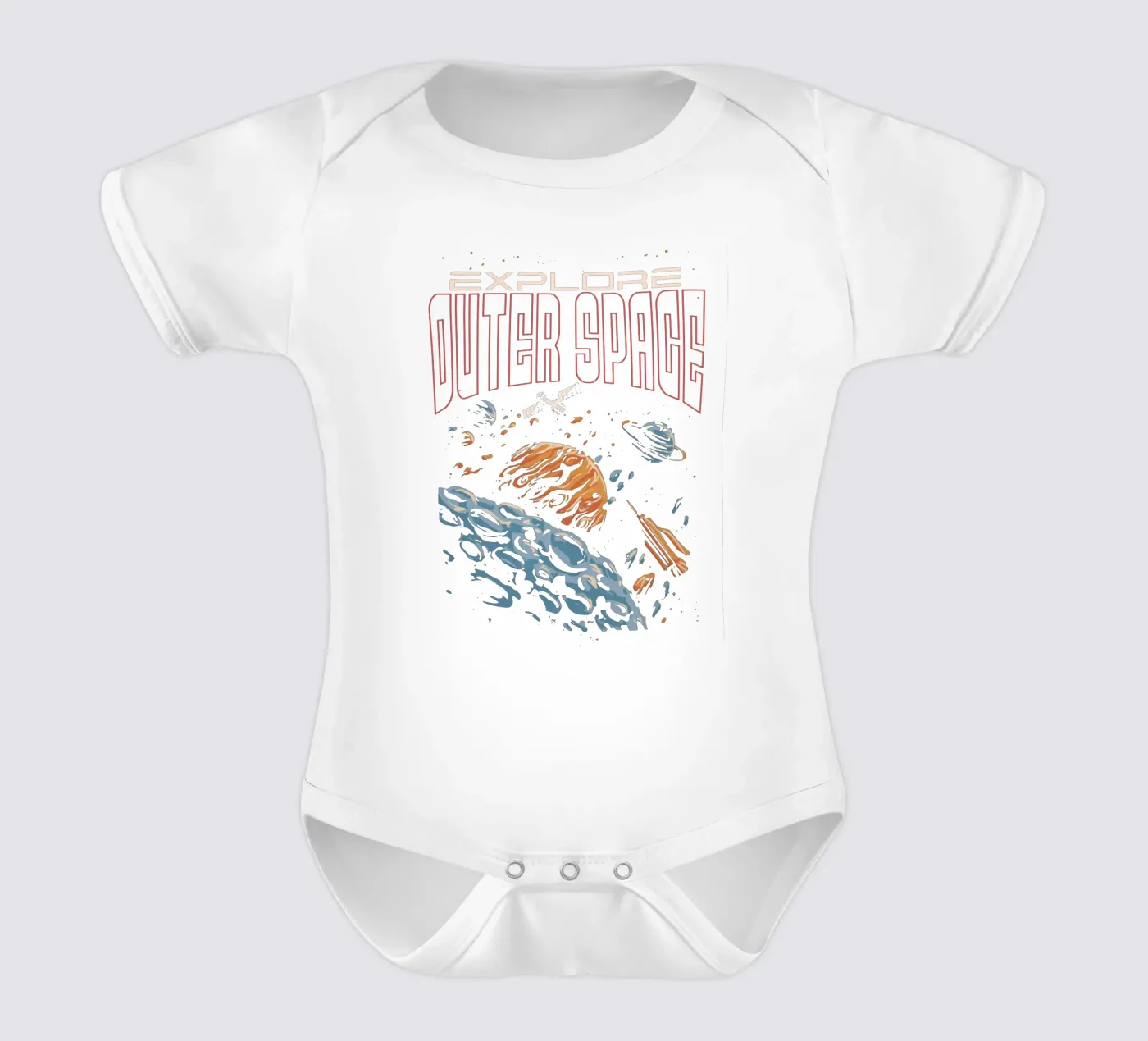 Explore outer space body neonato maniche corte da Gunawan Rb
