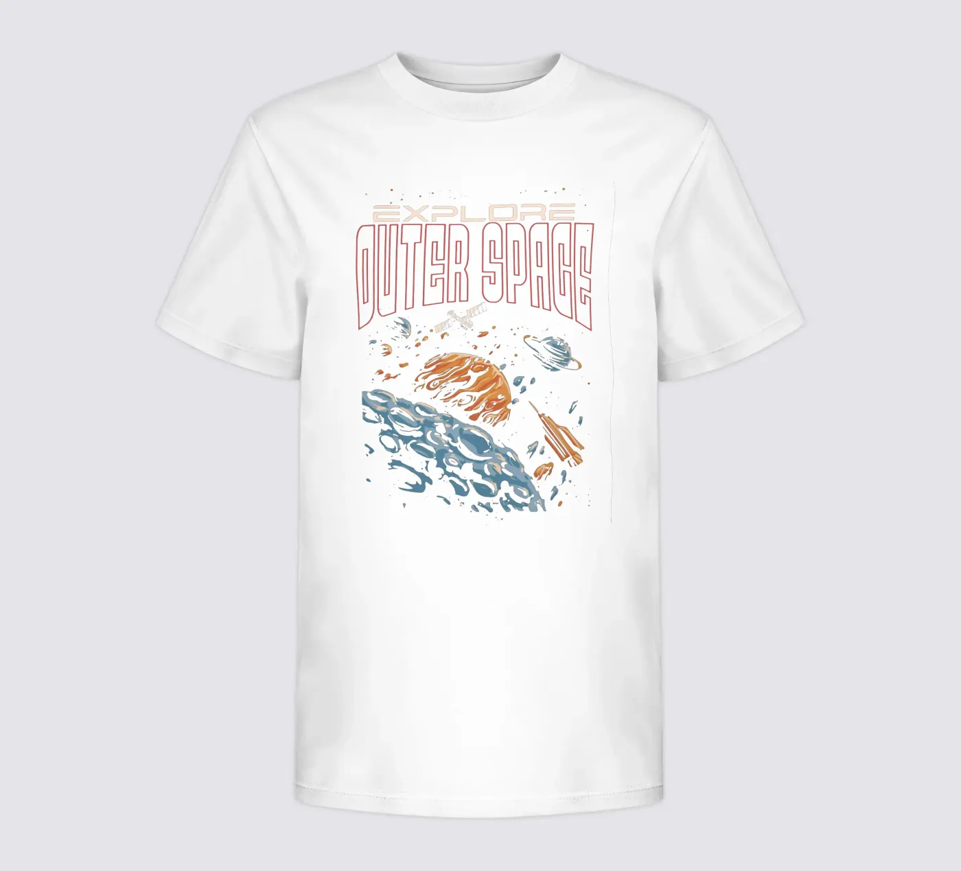 Explore outer space kids t-shirt by Gunawan Rb
