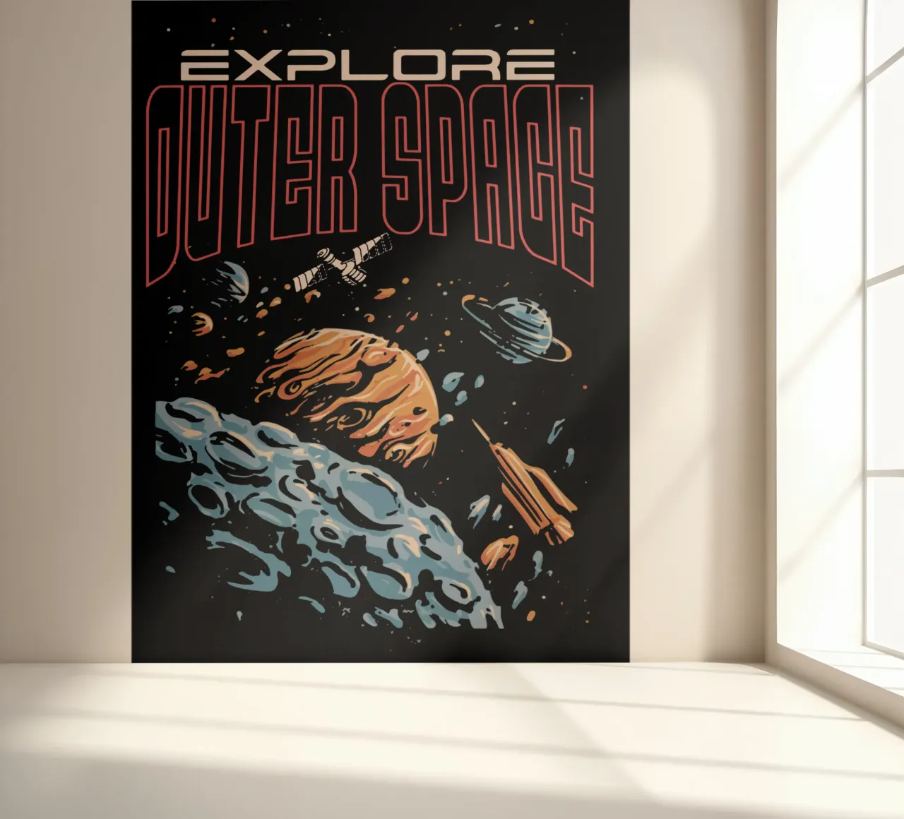 Explore outer space fotobehang van Gunawan Rb