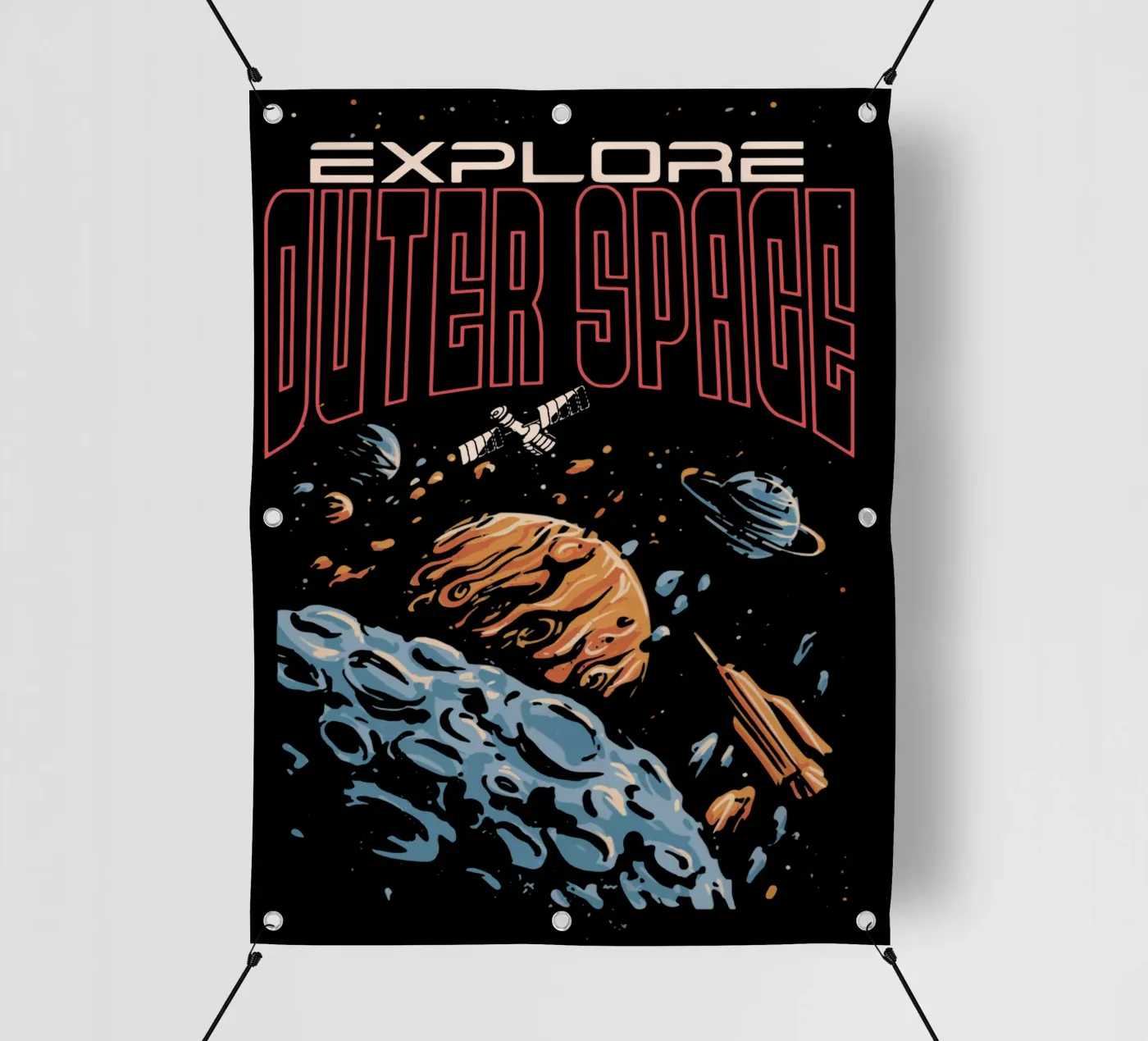 De ruimte verkennen pvc-zeil van Gunawan Rb