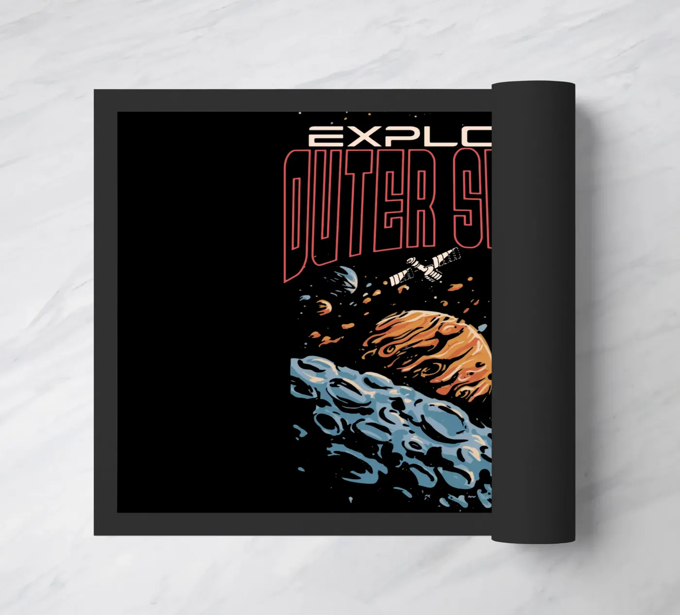 Explore outer space Fußmatte von Gunawan Rb