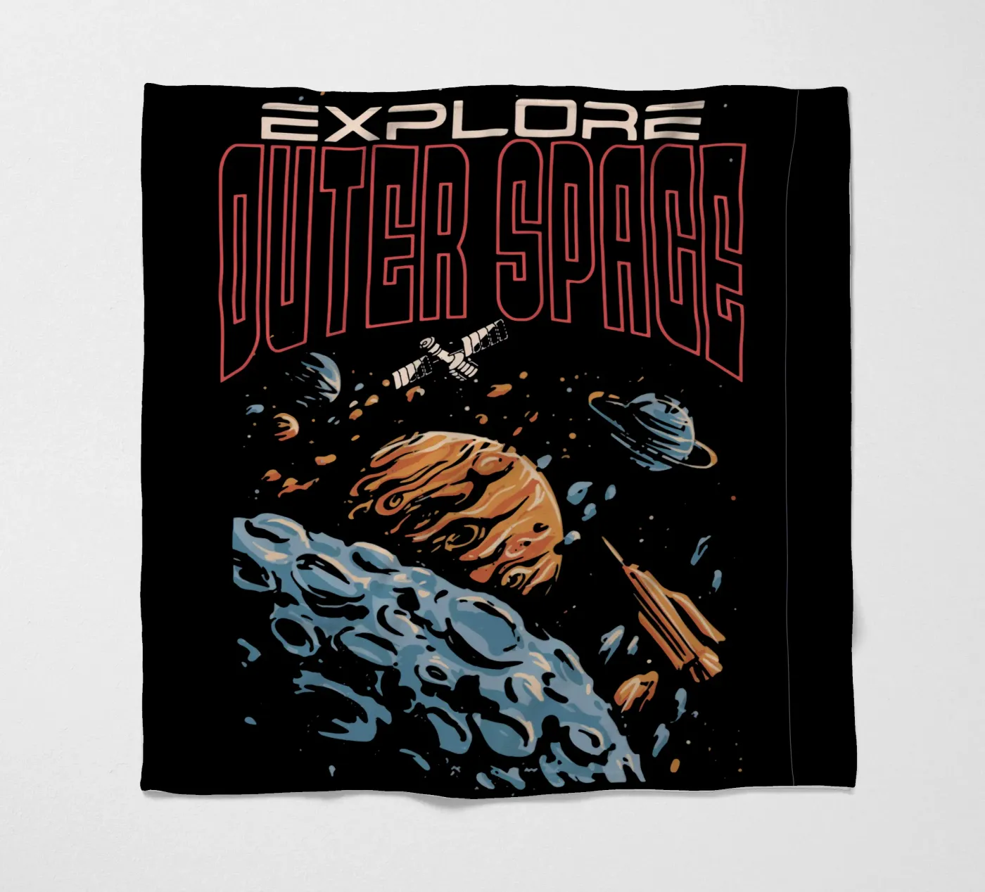Explore outer space plaid polaire de Gunawan Rb