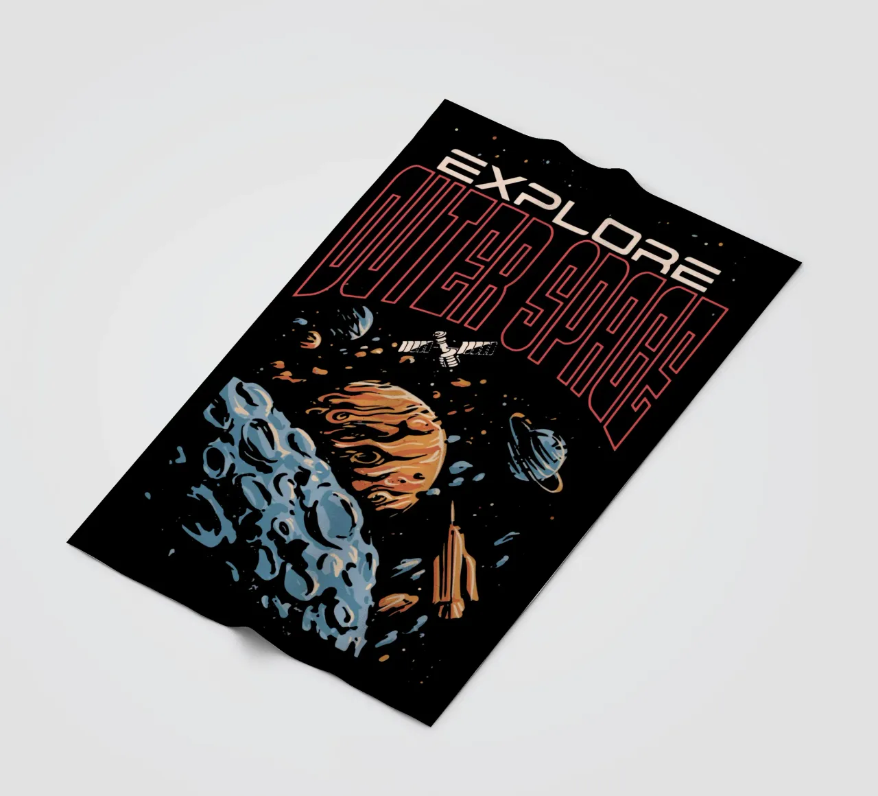 Explore outer space Fleecedecke von Gunawan Rb