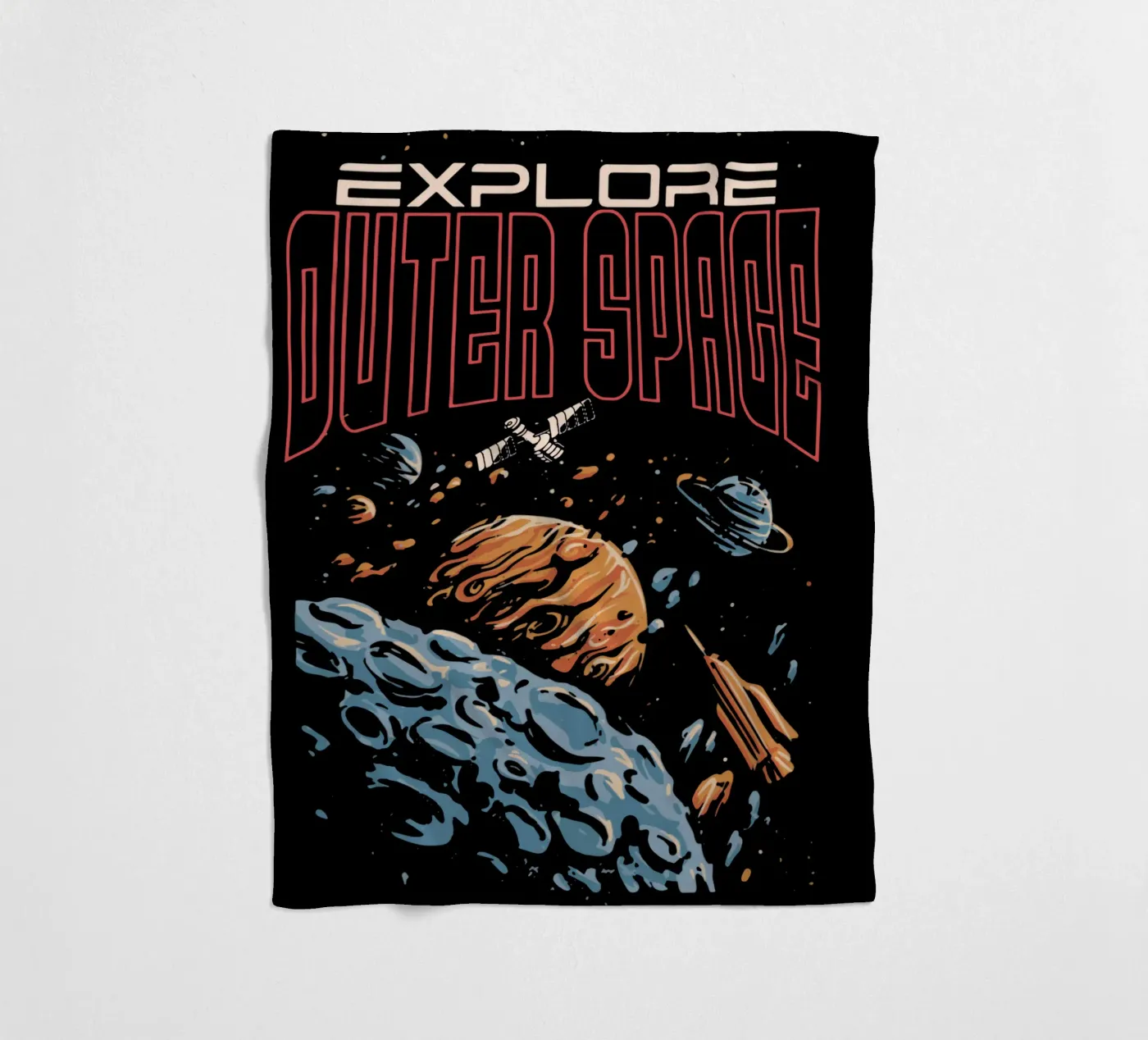 Explore outer space plaid polaire de Gunawan Rb