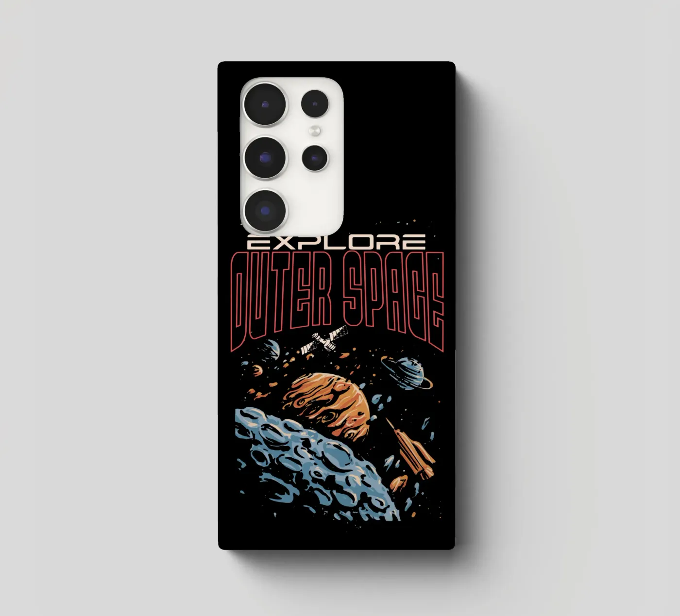 Explore outer space samsung phone case by Gunawan Rb