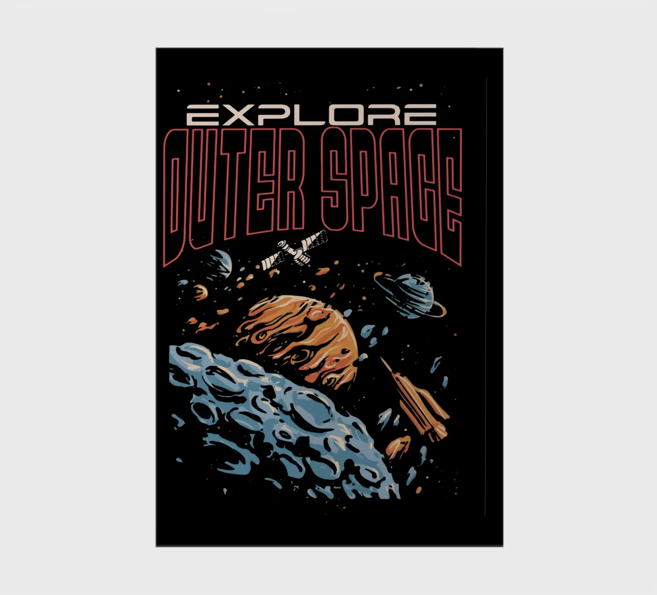 Explore outer space notebook by Gunawan Rb