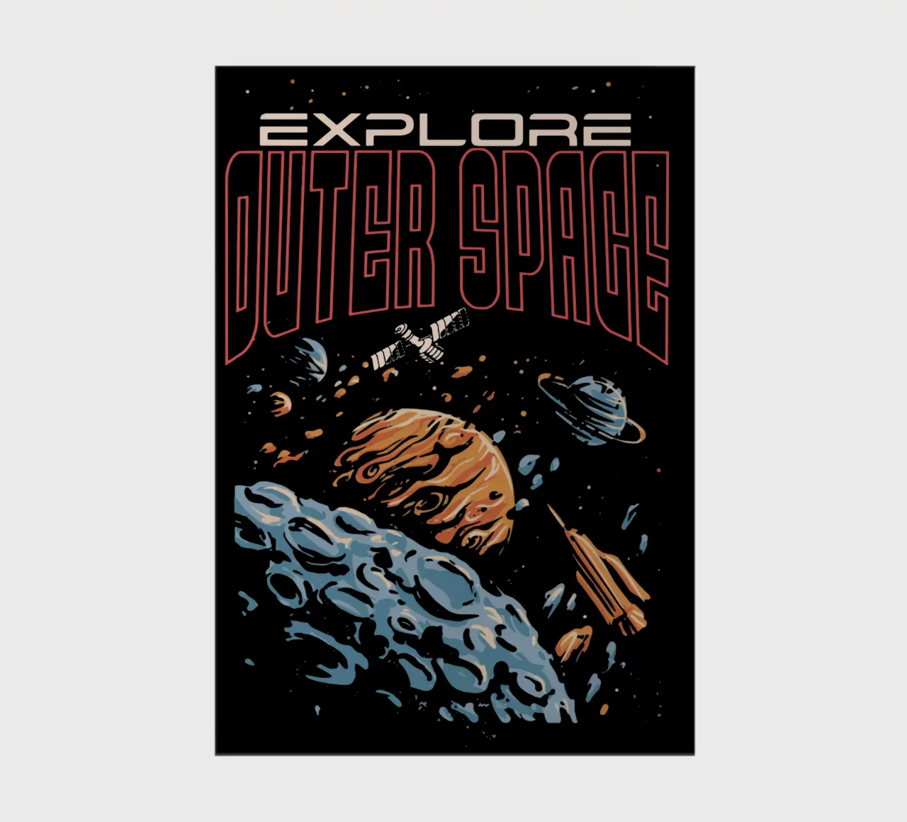 Explore outer space notebook by Gunawan Rb