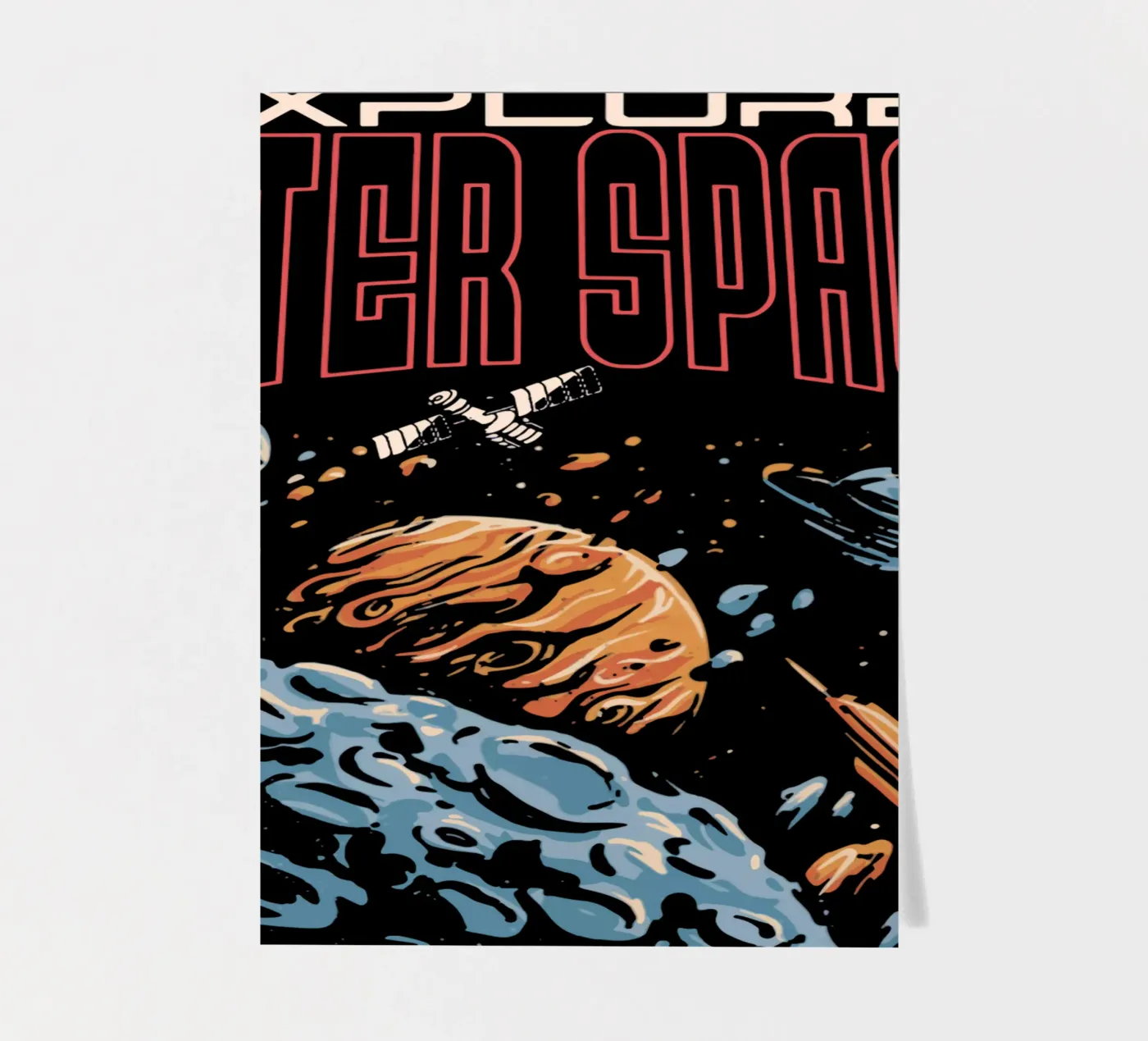 Explore outer space Stickerbogen von Gunawan Rb