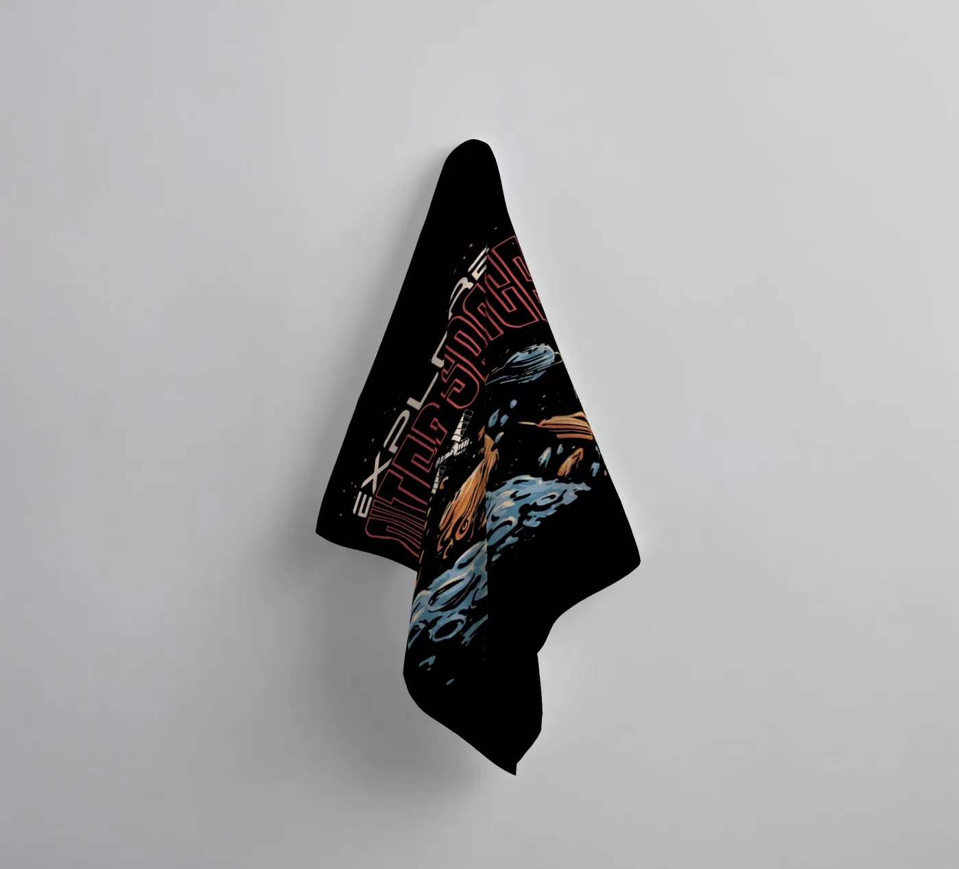 De ruimte verkennen badhanddoek van Gunawan Rb