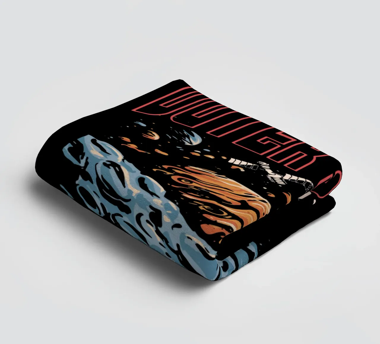 Explore outer space towel by Gunawan Rb