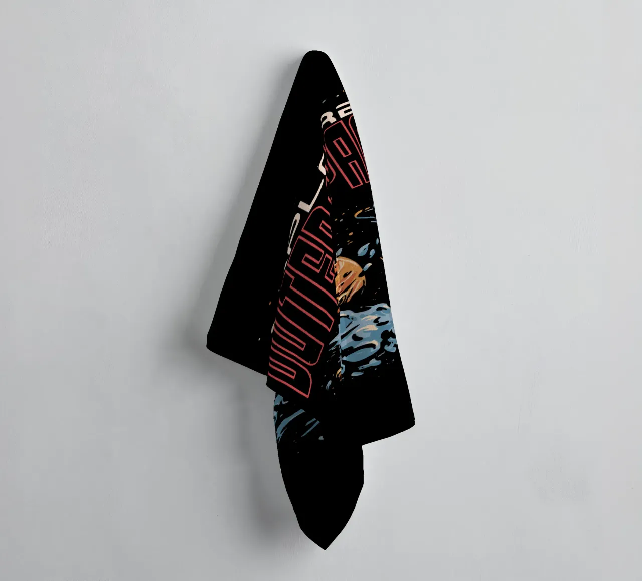 Explore outer space towel by Gunawan Rb