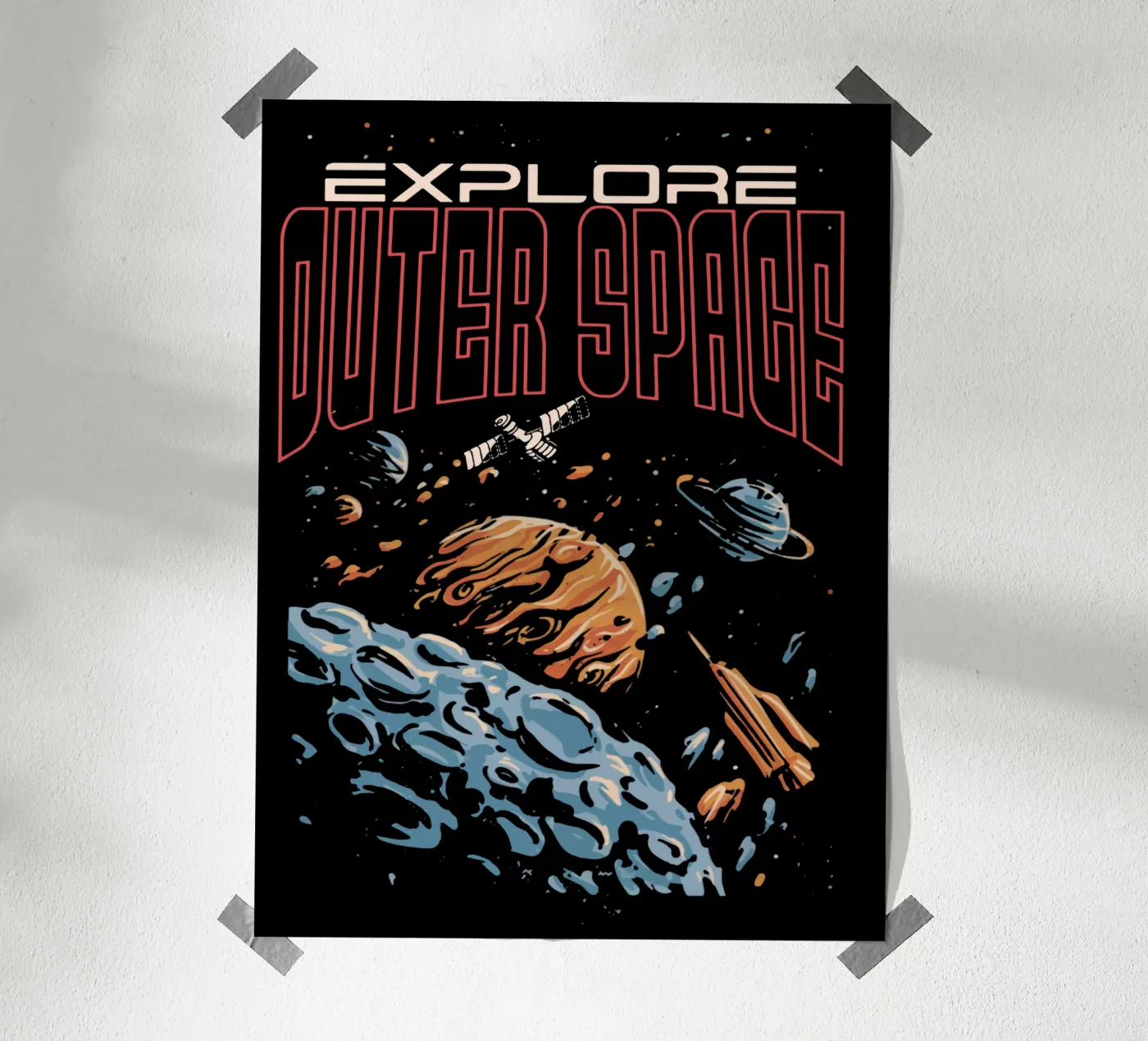 Explorer l'espace poster de Gunawan Rb