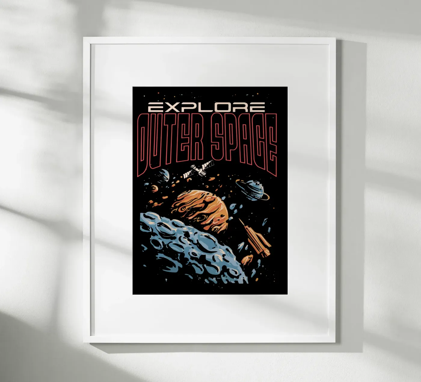 Explore outer space poster de Gunawan Rb