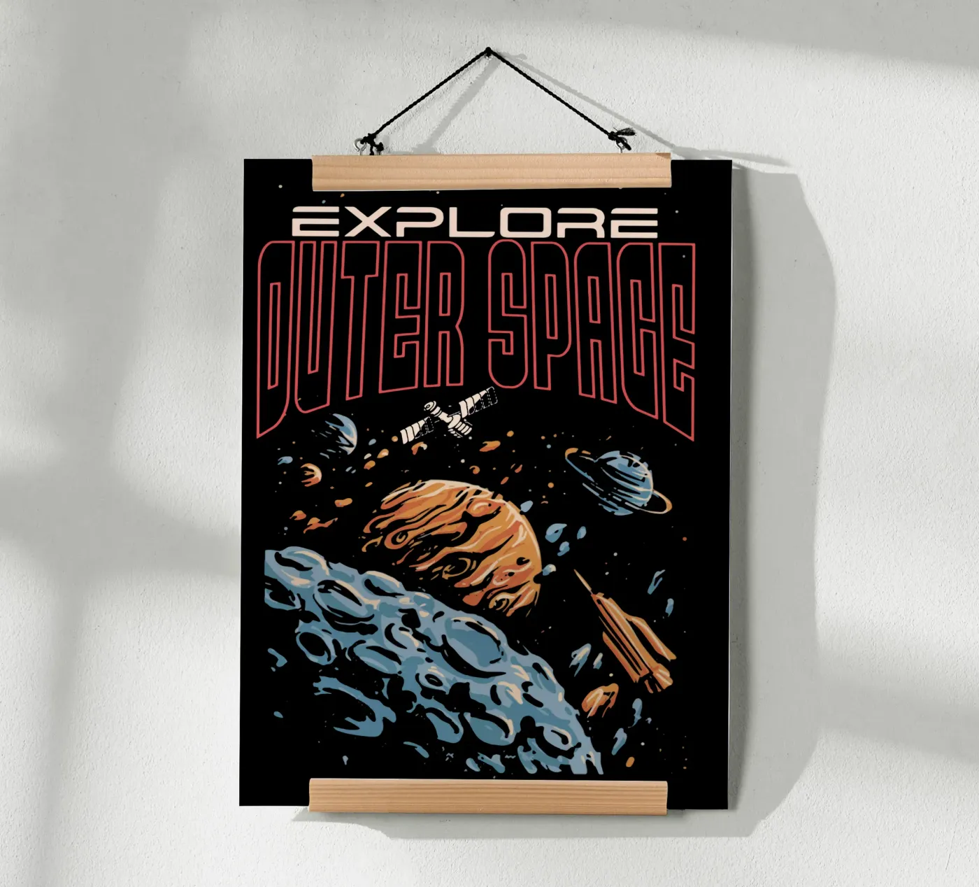 Explore outer space poster de Gunawan Rb