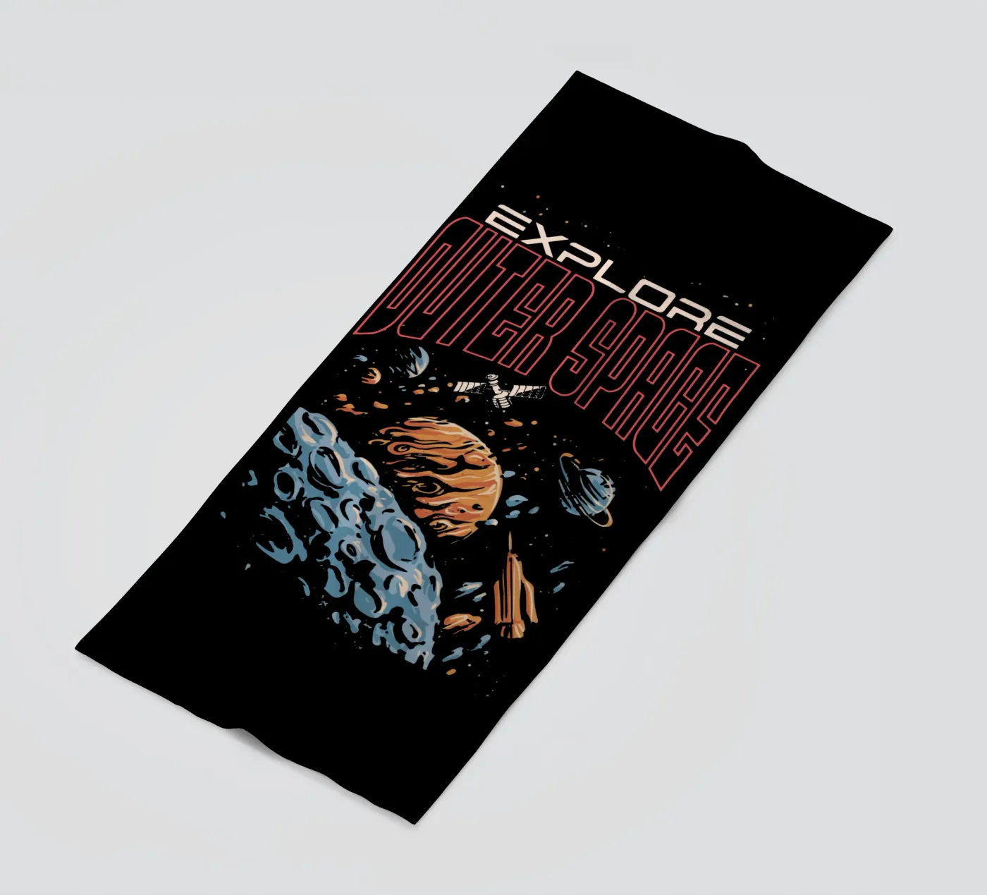 Explore outer space Strandtuch von Gunawan Rb