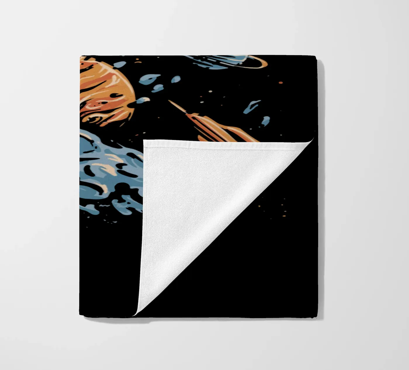 Explore outer space Strandtuch von Gunawan Rb