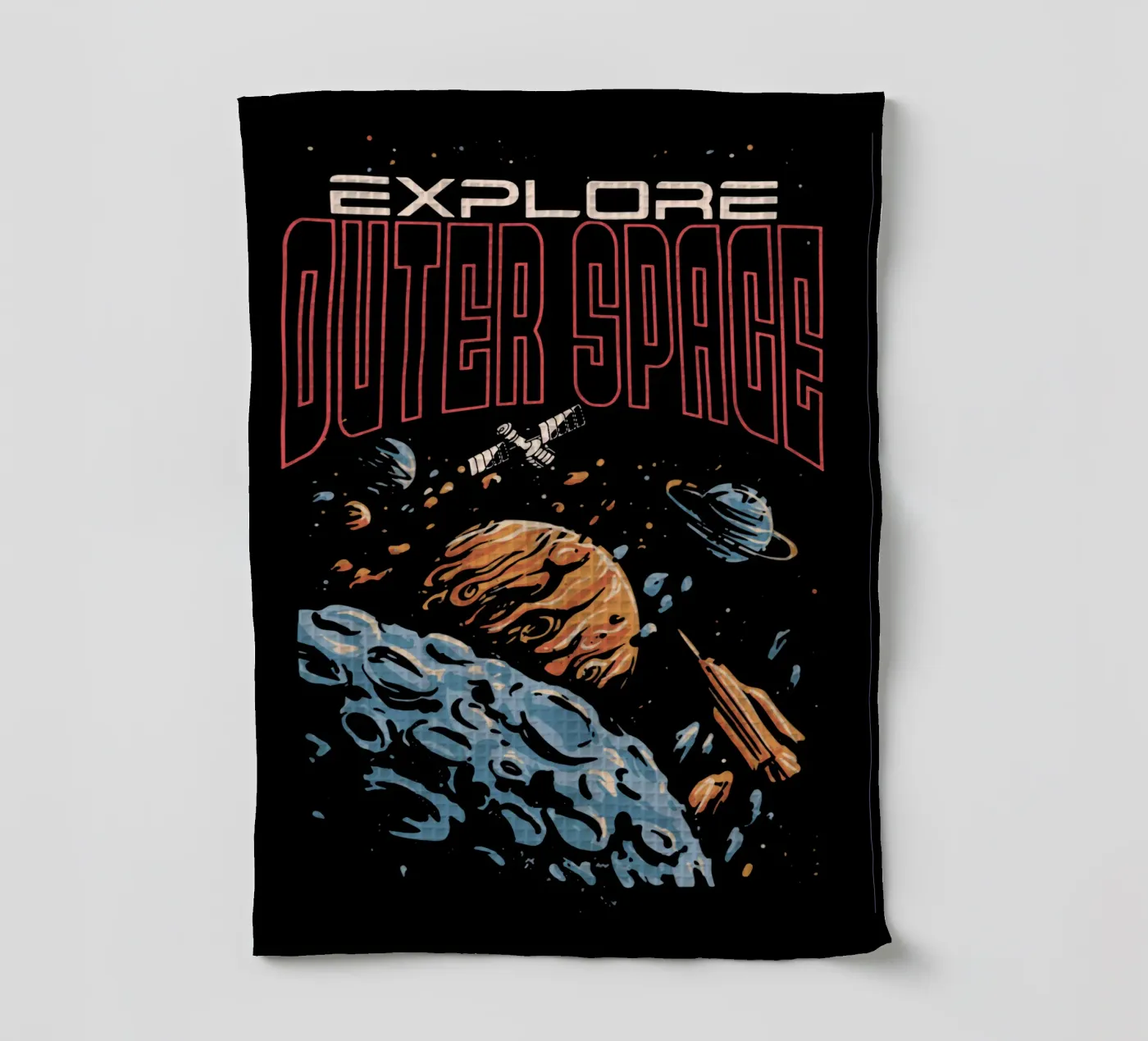 Explore outer space Geschirrtuch von Gunawan Rb