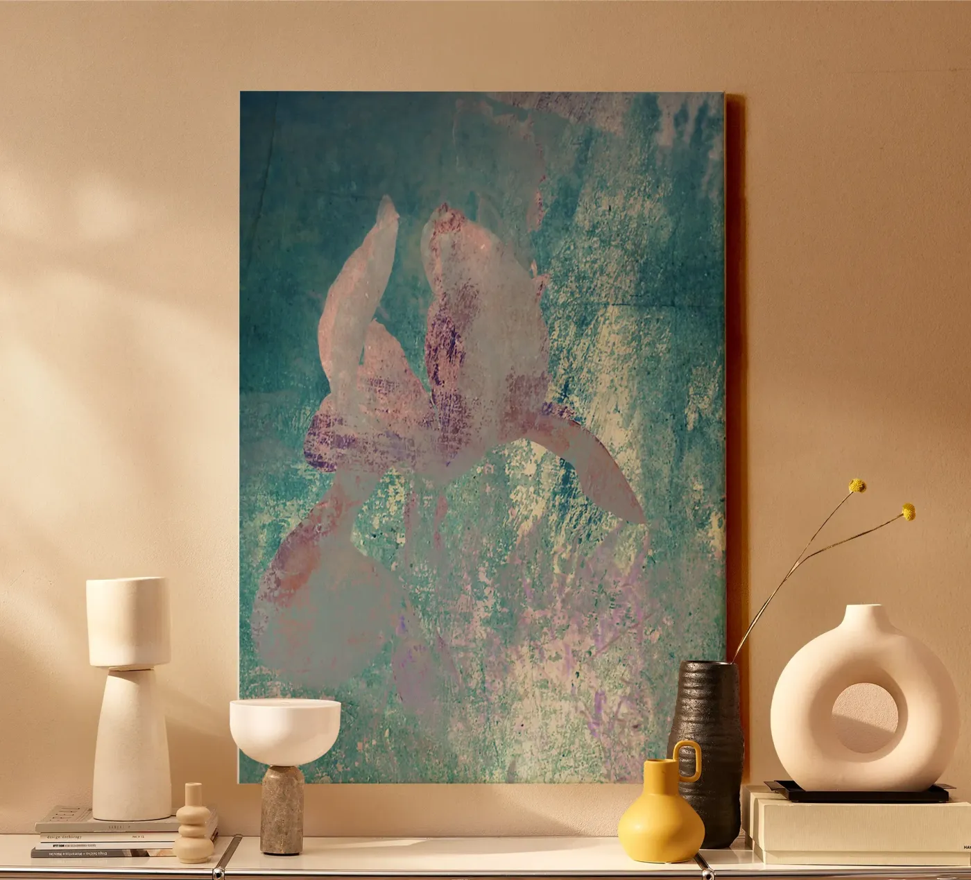 Painted Iris canvas by ArtSkratches