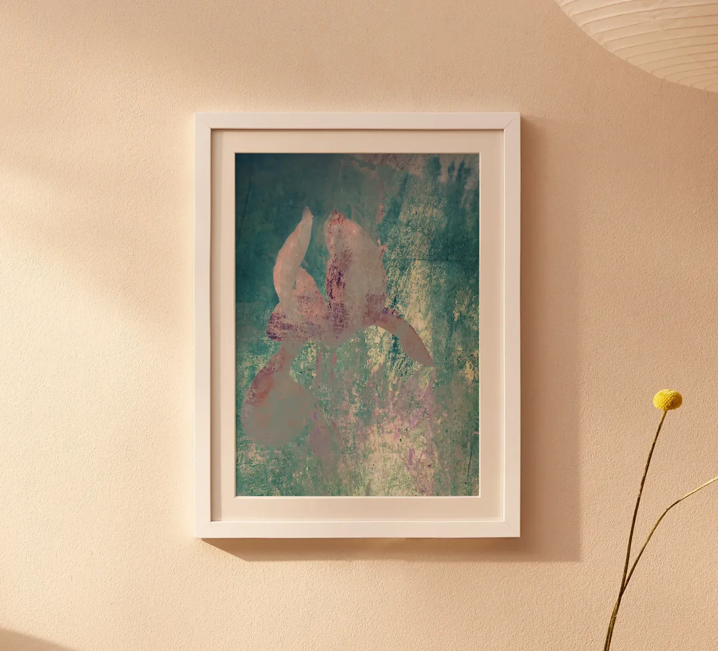 Painted Iris Poster von ArtSkratches