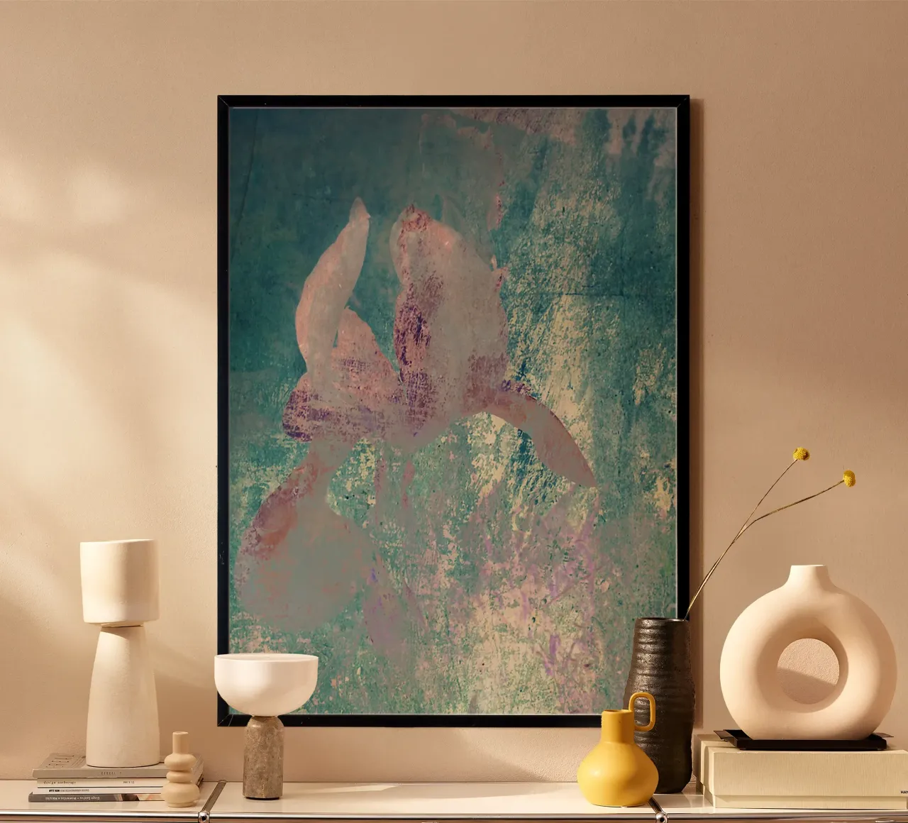 Painted Iris poster by ArtSkratches