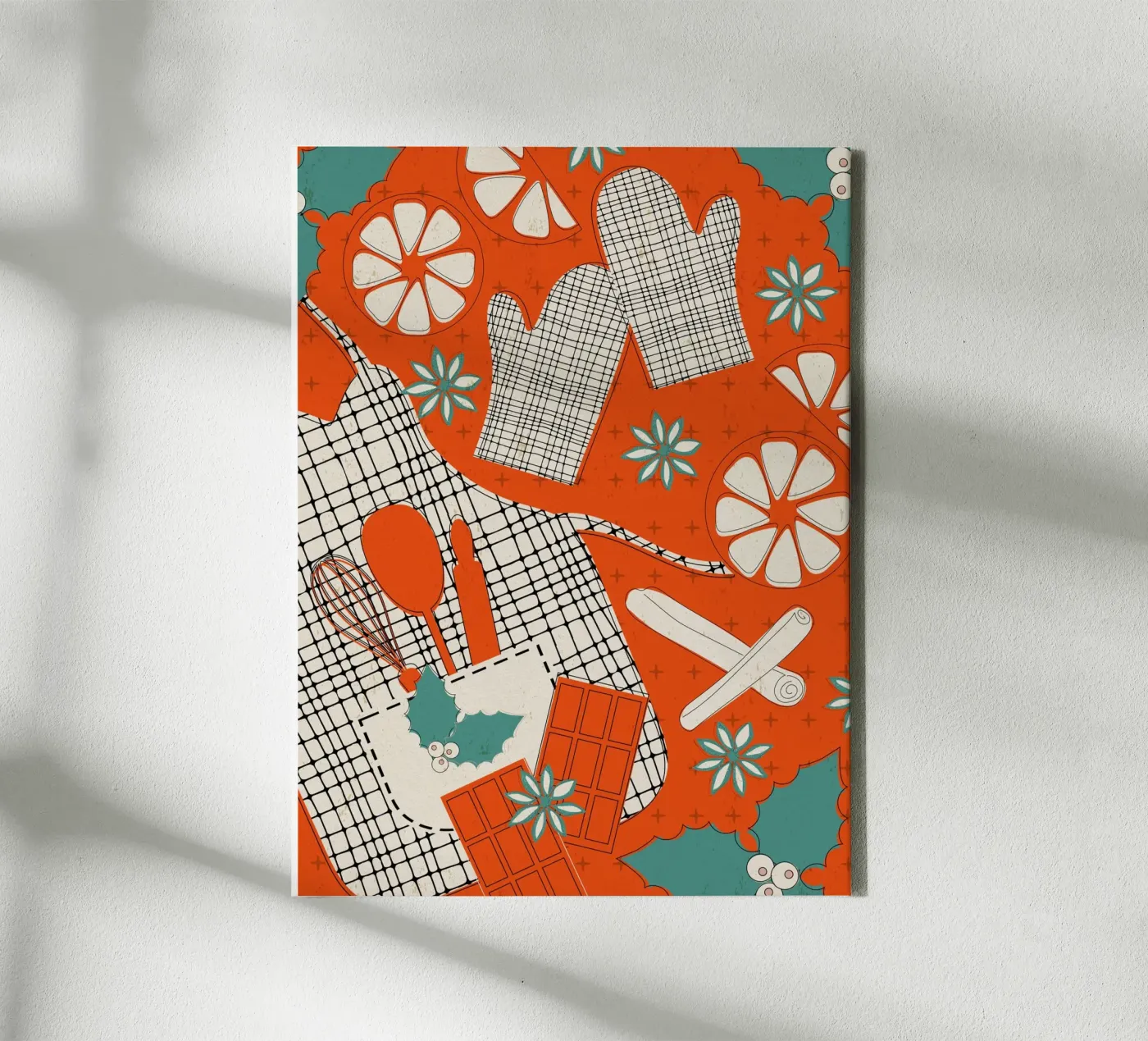 Festive Kitchen Magic tela da Claudia S. Design