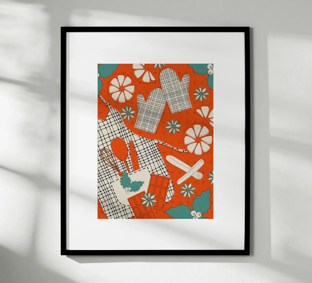 Festive Kitchen Magic poster da Claudia S. Design