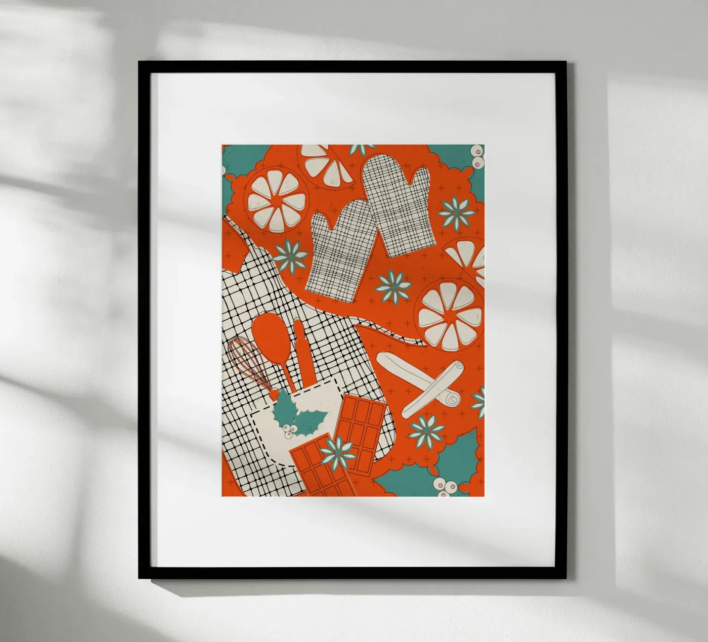 Festive Kitchen Magic poster da Claudia S. Design