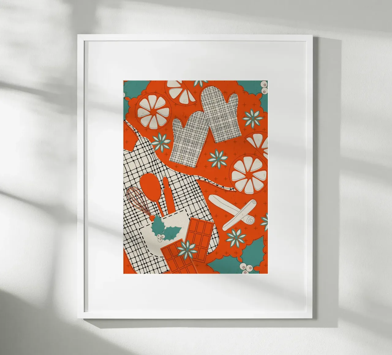 Festive Kitchen Magic poster da Claudia S. Design