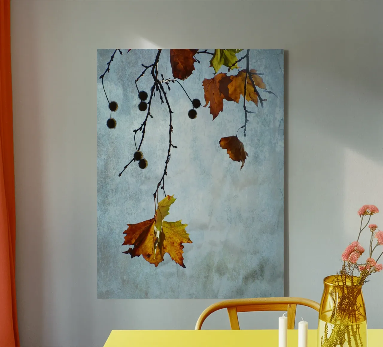 Plane Tree in Fall tela da ArtSkratches