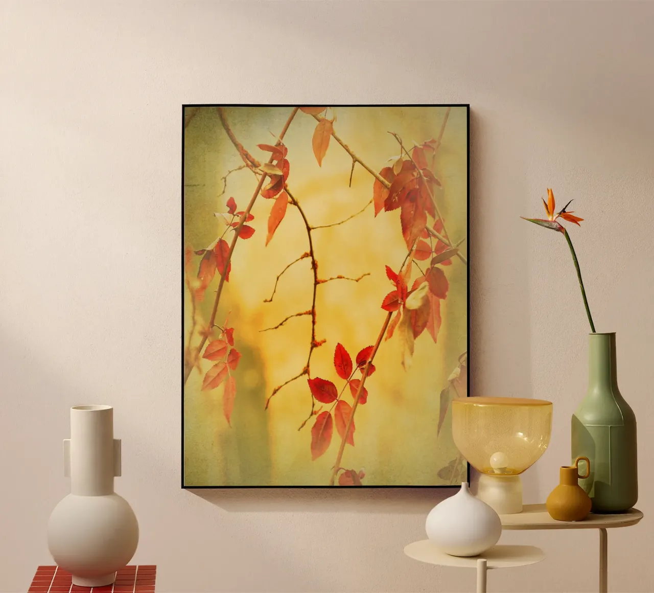 Fiamme d'autunno plexiglass da ArtSkratches
