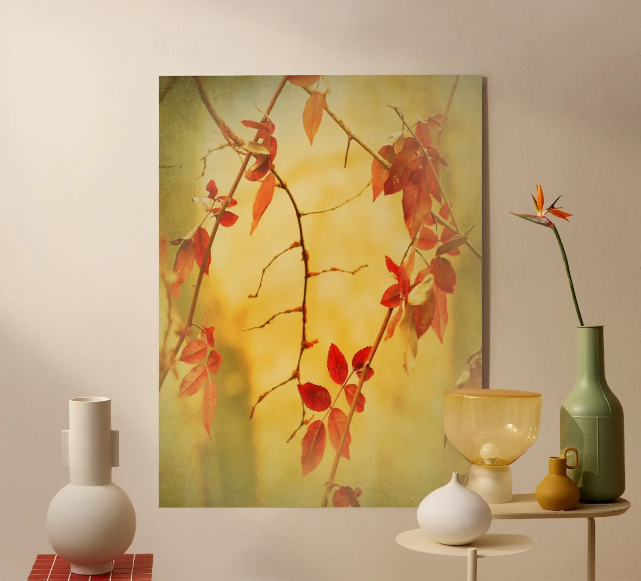 Fiamme d'autunno plexiglass da ArtSkratches