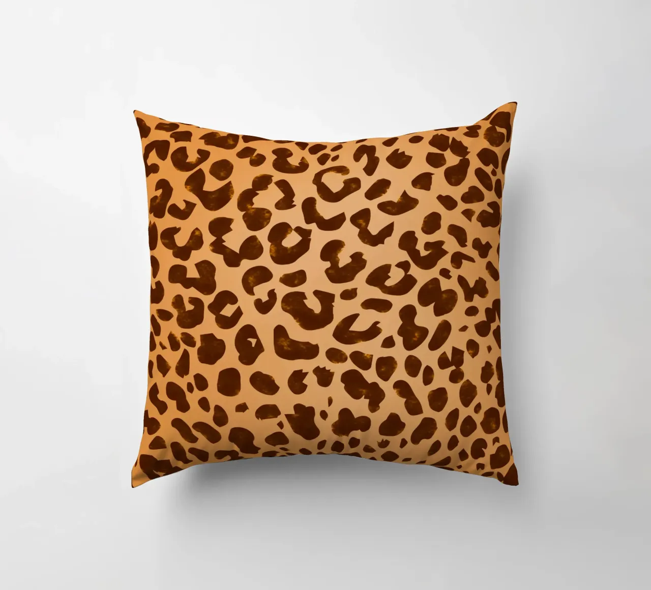 Classico marrone con stampa leopardo selvaggio cuscino da SilverPegasus_second_shop
