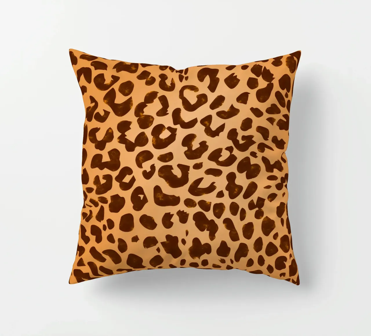 Classico marrone con stampa leopardo selvaggio cuscino da SilverPegasus_second_shop