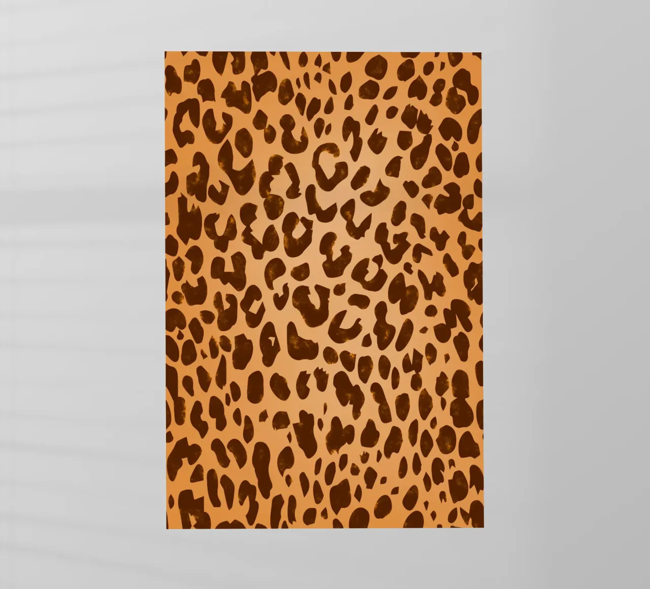 Classico marrone con stampa leopardo selvaggio pellicola backlit da SilverPegasus_second_shop