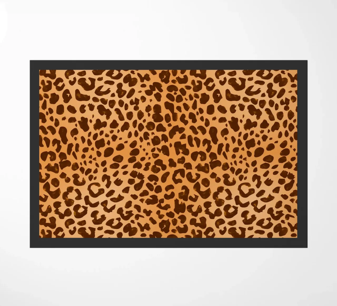 Classico marrone con stampa leopardo selvaggio zerbino da SilverPegasus_second_shop