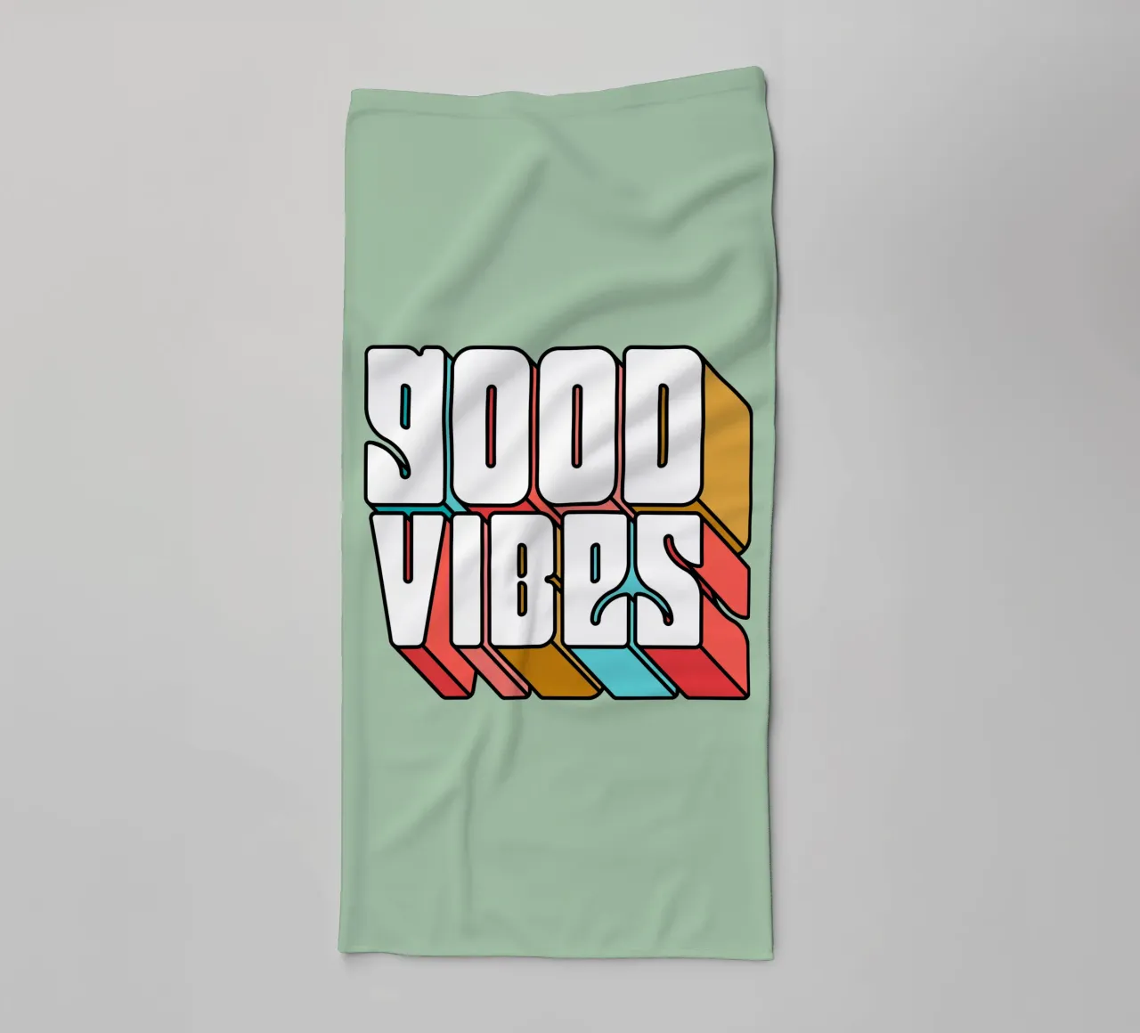Good Vibes towel by Gunawan Rb