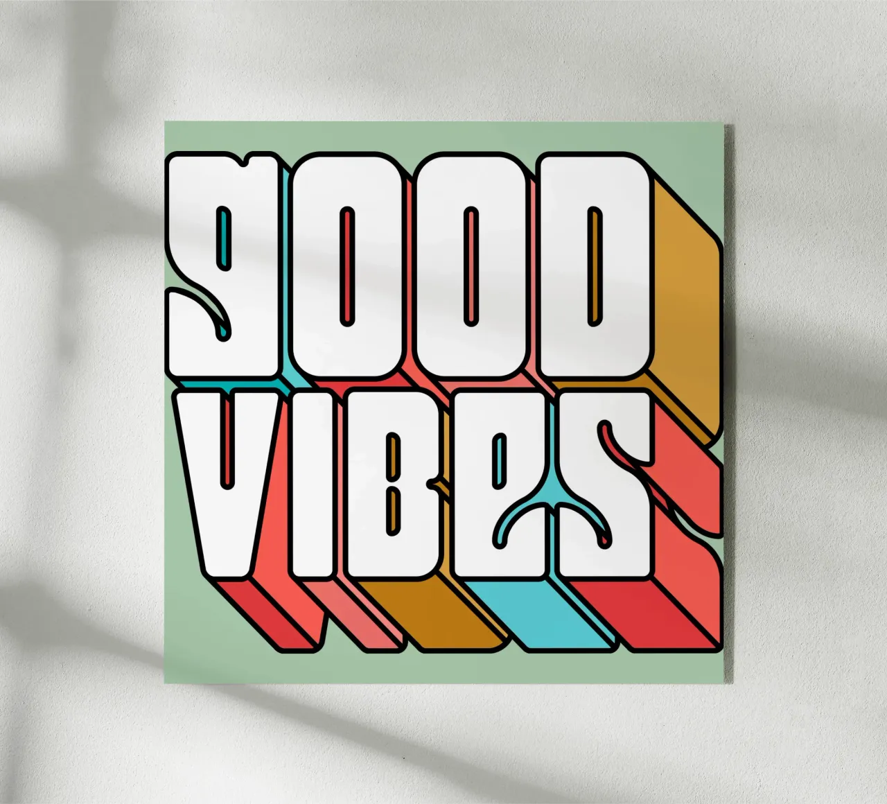Good Vibes plexiglass da Gunawan Rb