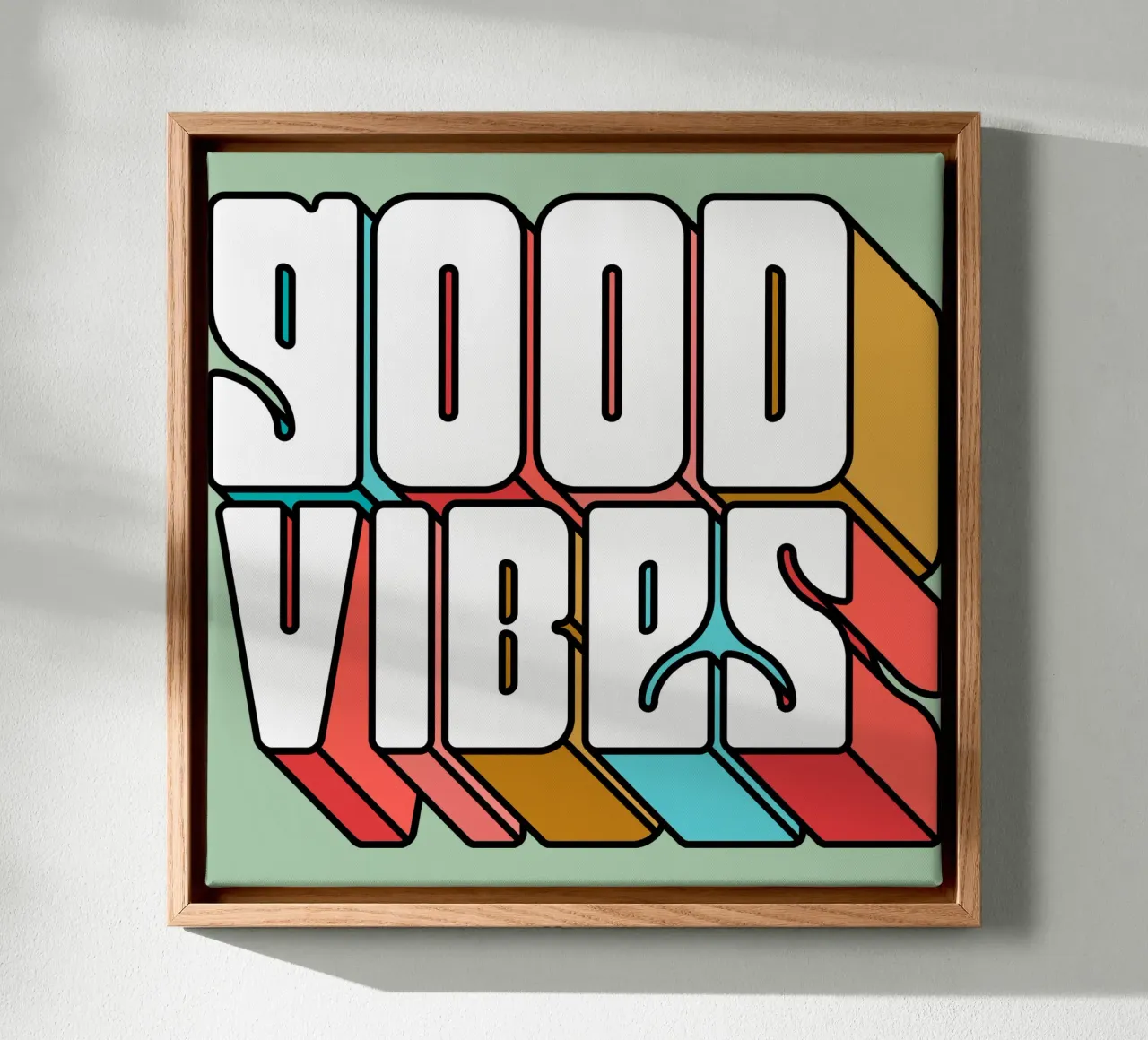 Good Vibes canvas by Gunawan Rb
