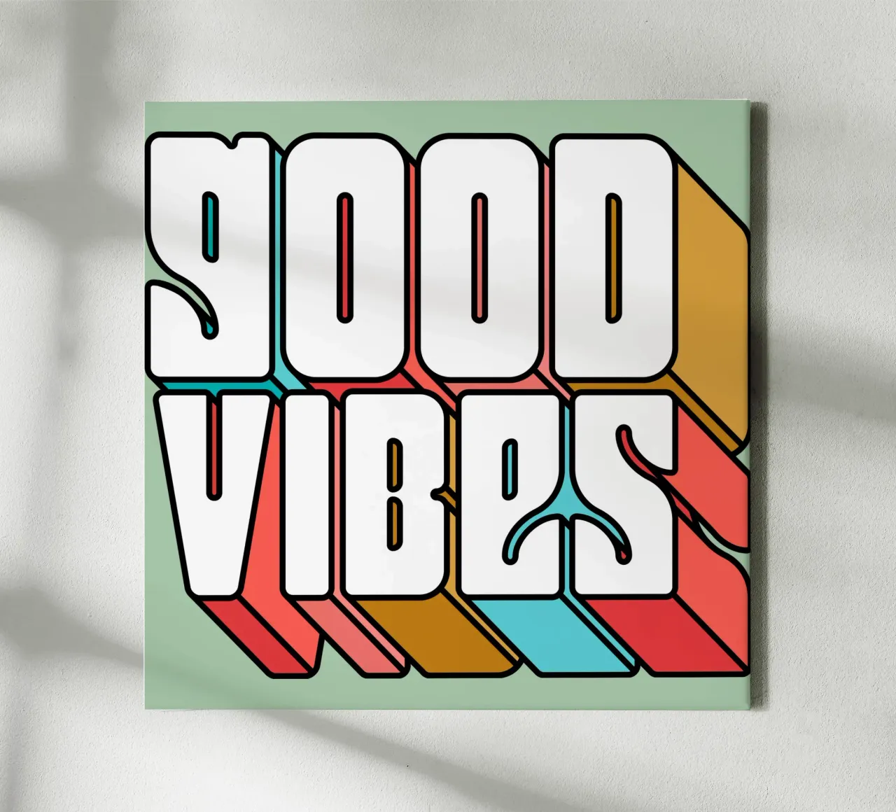 Good Vibes canvas by Gunawan Rb