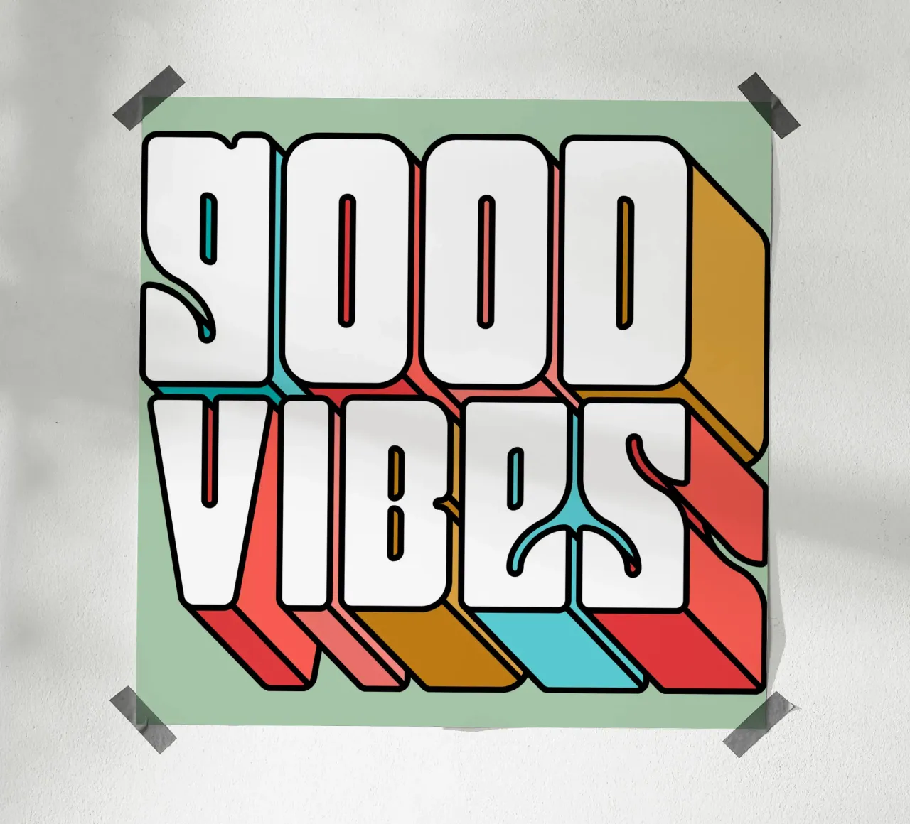 Buone vibrazioni poster da Gunawan Rb