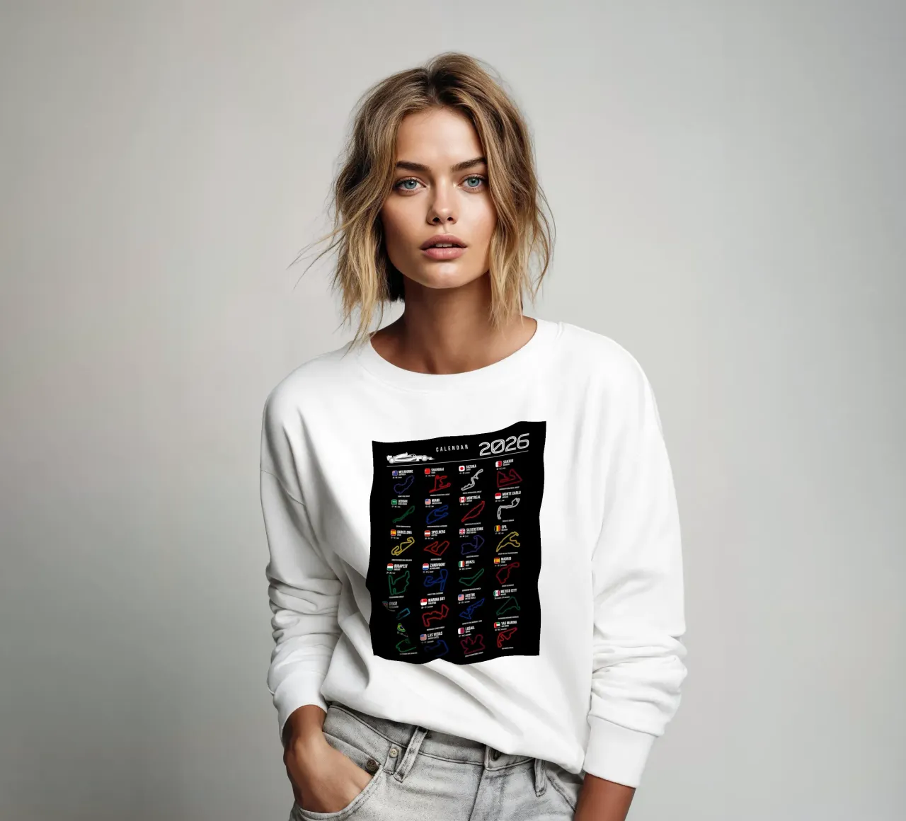 Programma Formula Cars 2026 felpa da Mariel Toigo