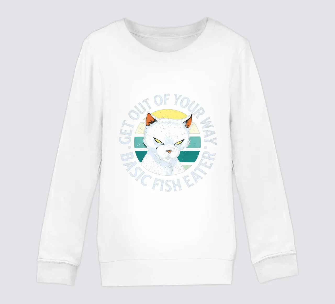 Get out of your way kids sweatshirt by Gunawan Rb