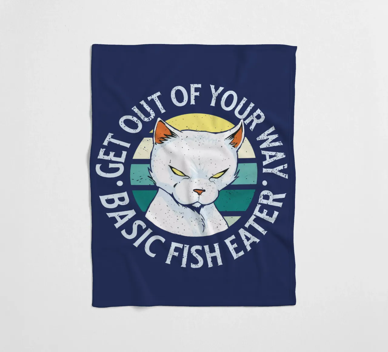 Get out of your way fleece blanket by Gunawan Rb