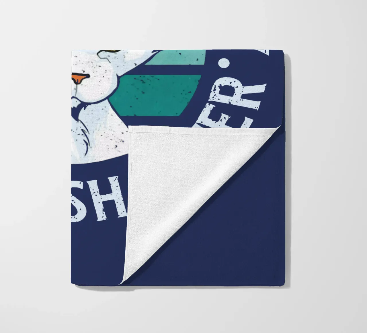 Get out of your way beach towel by Gunawan Rb